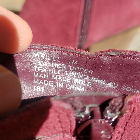 STEVE MADDEN Arieel Boot Luxe 7 burgundy - Picture 8 of 11